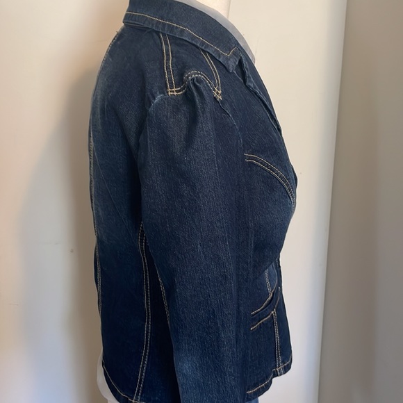 Baccini short jean blazer - Picture 5 of 7